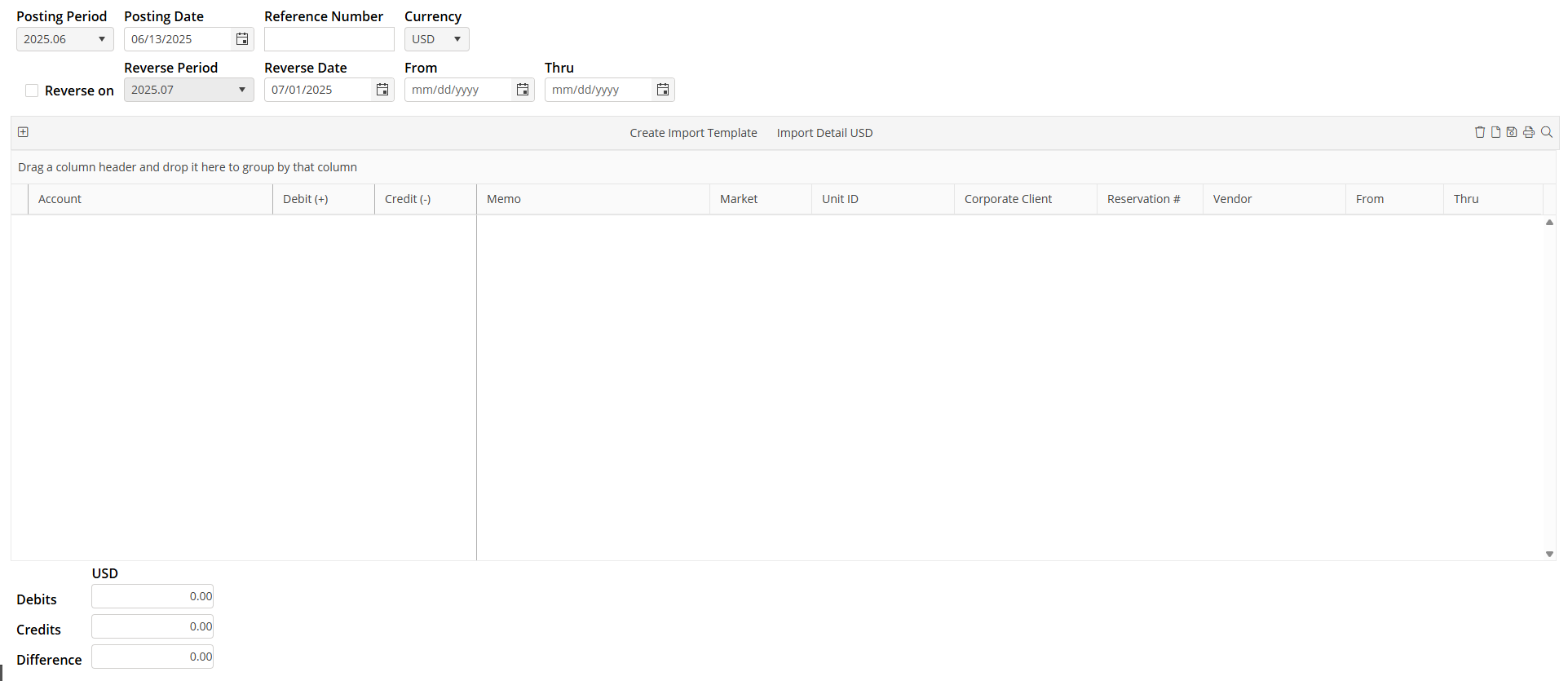 Journal Entries